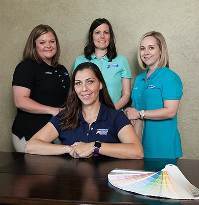 Preston Hollow customer care team at Platinum Painting