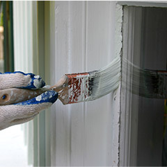 Painting widow trim